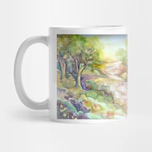 Morning Sunshine 01 Watercolour Painting Mug